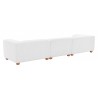 Zuo Modern Tayte Sofa in White - Back Angled