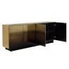 Sunpan Calvosa Sideboard - Front Side Opened Angle 