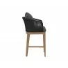 Sunpan Capri Counter Stool In Natural And Gracebay Grey - Side - Sunpan Capri Counter Stool In Natural And Gracebay Grey - Side