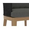 Sunpan Capri Counter Stool In Natural And Gracebay Grey - Seat Close-up - Sunpan Capri Counter Stool In Natural And Gracebay Grey - Seat Close-up