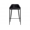 Sunpan Astra Bar Stool - Black - Front Angle