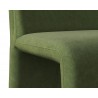 Sunpan Cascata Dining Chair In Moss Green - Seat Close-up