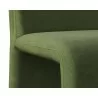 Sunpan Cascata Dining Chair In Moss Green - Seat Close-up - Sunpan Cascata Dining Chair In Moss Green - Seat Close-up