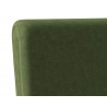 Sunpan Cascata Dining Chair In Moss Green - Seat Back Close-up