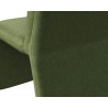 Sunpan Cascata Dining Chair In Moss Green - Back View Close-up