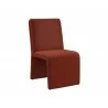 Sunpan Cascata Dining Chair In Meg Rust - Angled View - Sunpan Cascata Dining Chair In Meg Rust - Angled View