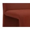 Sunpan Cascata Dining Chair In Meg Rust - Seat Close-up - Sunpan Cascata Dining Chair In Meg Rust - Seat Close-up