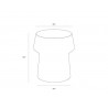 Sunpan Brie End Table 