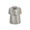 Sunpan Brie End Table - Front Angle with Decor