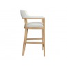 Sunpan Brylea Bar Stool Natural - Side Angle