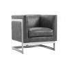 Sunpan Yvette Armchair - Stainless Steel - Cantina Magnetite