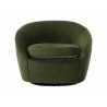 Sunpan Bliss Swivel Lounge Chair in Abbington Hunter Green - Front