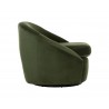 Sunpan Bliss Swivel Lounge Chair in Abbington Hunter Green - Side