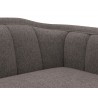 Sunpan Birrit Sofa in Alaska Hedgehog Brown - Seat Back Close-up