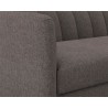 Sunpan Birrit Sofa in Alaska Hedgehog Brown - Seat Close-up