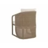 Sunpan Palermo Dining Chair Stinson Cream Brown Back - Sunpan Palermo Dining Chair Stinson Cream Brown Back