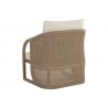 Sunpan Palermo Lounge Chair Stinson Cream Brown Back
