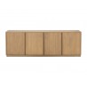 Sunpan Kalla Sideboard, Rustic Oak - Front Angle