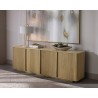 Sunpan Kalla Sideboard, Rustic Oak - Lifestyle