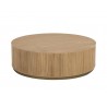 Sunpan Kalla Coffee Table - Rustic Oak - Front Angle