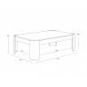Sunpan Irvine Coffee Table