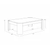 Sunpan Irvine Coffee Table - Sunpan Irvine Coffee Table