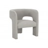Sunpan Isidore Lounge Chair White Sandstone