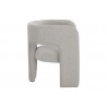 Sunpan Isidore Lounge Chair White Sandstone  Side