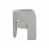 Sunpan Isidore Lounge Chair White Sandstone  Side - Sunpan Isidore Lounge Chair White Sandstone  Side