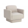 Sunpan Everton Armchair Taupe - Front Side Angle
