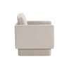 Sunpan Everton Armchair Taupe - Side Angle