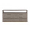 Sunpan Danette Dresser, Grey - Front Angle