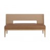 Sunpan Brocco Banquette - Milliken Cognac - Front Angle