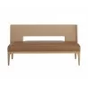 Sunpan Brocco Banquette - Milliken Cognac - Front Angle - Sunpan Brocco Banquette - Milliken Cognac - Front Angle