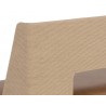 Sunpan Brocco Banquette - Milliken Cognac - Closeup Angle