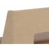 Sunpan Brocco Banquette - Milliken Cognac - Closeup Angle - Sunpan Brocco Banquette - Milliken Cognac - Closeup Angle