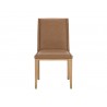 Sunpan Kalla Dining Chair - Milliken Cognac - Front Angle