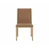 Sunpan Kalla Dining Chair - Milliken Cognac - Front Angle - Sunpan Kalla Dining Chair - Milliken Cognac - Front Angle