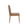 Sunpan Kalla Dining Chair - Milliken Cognac - Side Angle