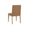 Sunpan Kalla Dining Chair - Milliken Cognac - Back Side Angle