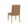 Sunpan Kalla Dining Chair - Milliken Cognac - Back Side Angle - Sunpan Kalla Dining Chair - Milliken Cognac - Back Side Angle