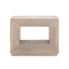 Sunpan Thales Nightstand  Light Acacia Front