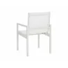 Sunpan Merano Dining Armchair White - Back Side Angle - Sunpan Merano Dining Armchair White - Back Side Angle