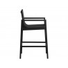Sunpan Merano Barstoo Black - Side Angle