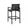 Sunpan Merano Barstoo Black - Back Side Angle