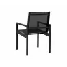 Sunpan Merano Dining Armchair Black - Back Side Angle - Sunpan Merano Dining Armchair Black - Back Side Angle