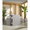 Sunpan Verin BarStool Greige - Stinson  White
