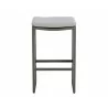 Sunpan Verin BarStool Front Warm Grey - Gracebay Light Grey - Sunpan Verin BarStool Front Warm Grey - Gracebay Light Grey