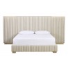Sunpan Tarrant Bed - King - Monument Oatmeal Front
