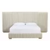 Sunpan Tarrant Bed - King - Monument Oatmeal Front - Sunpan Tarrant Bed - King - Monument Oatmeal Front